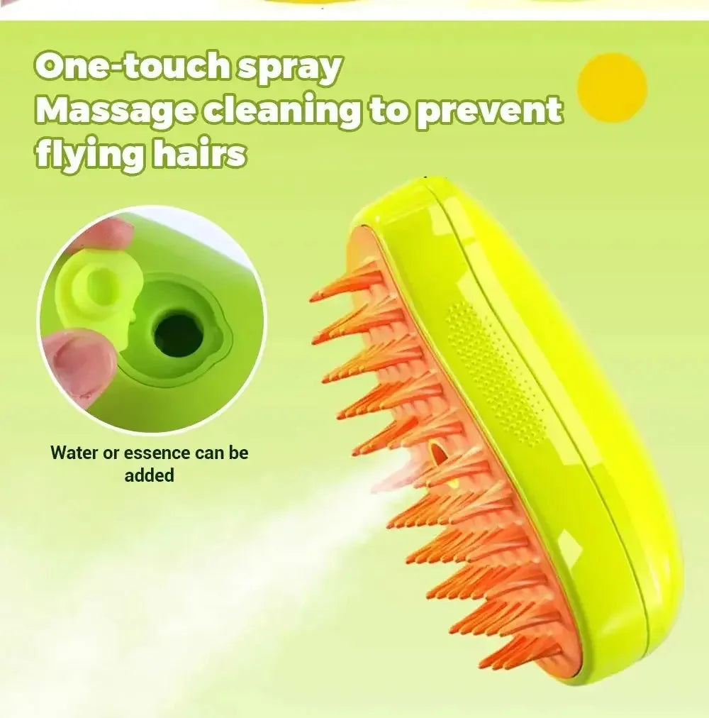 3-in-1 Electric Pet Grooming Brush