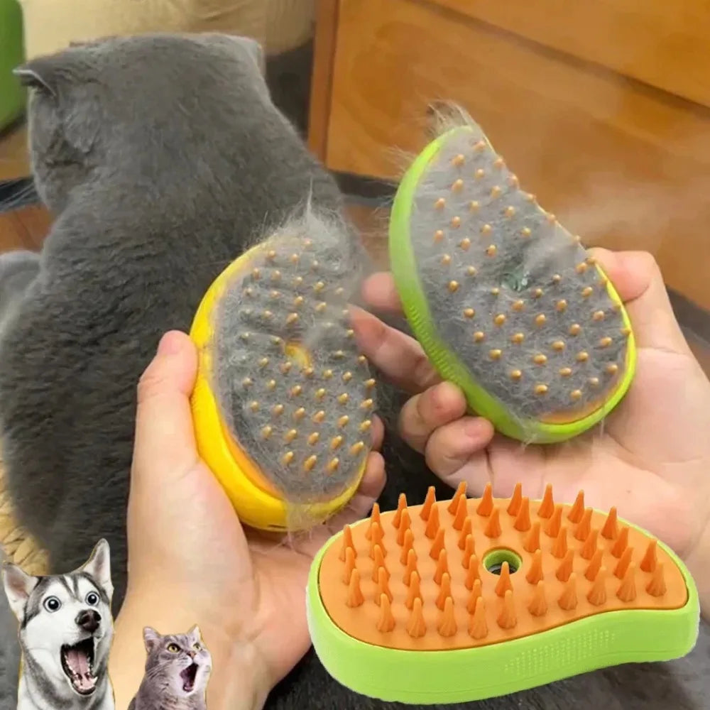 3-in-1 Electric Pet Grooming Brush